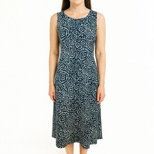 Rip Skirt Hawaii Night Blooms Sun Dress Sz XS Pockets Wrinkle Resistant Vacation